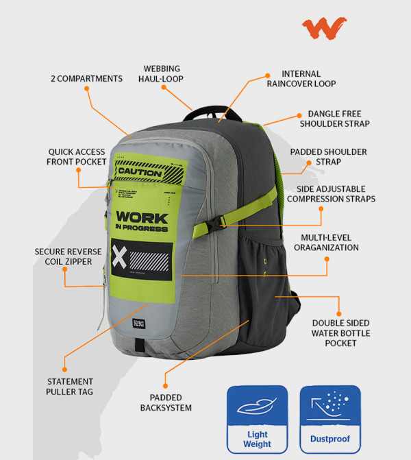 Wildcraft Wildcraft - Grey Backpacks