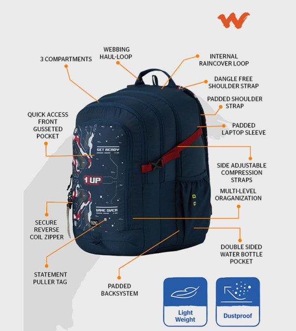 Wildcraft Wiki - Navy Backpacks