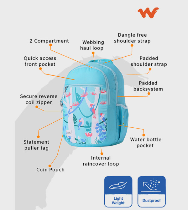 Wildcraft Wildcraft - Turquoise Backpacks