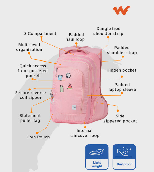 Wildcraft Wildcraft - Pink Backpacks