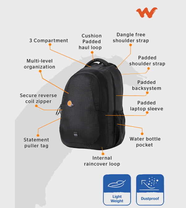 Wildcraft Wildcraft - Black Backpacks