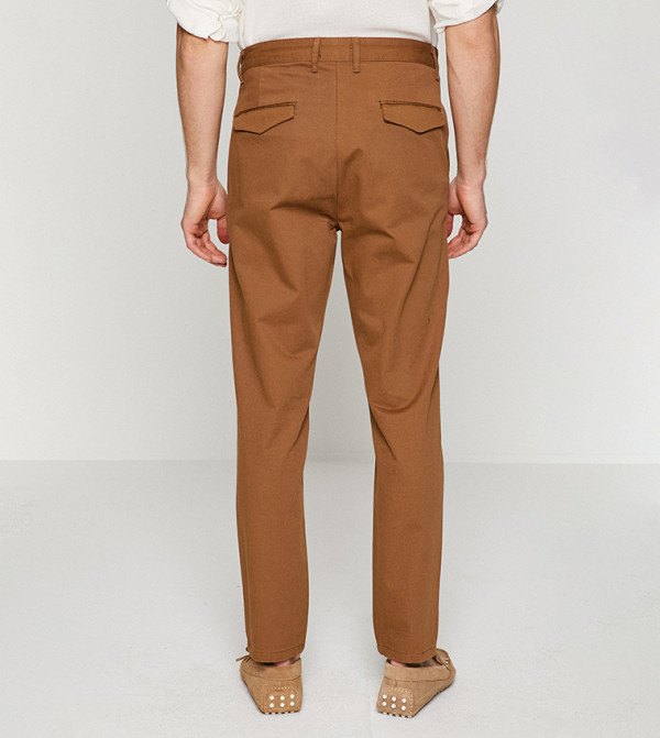 Koton  Chinos - Brown Chinos