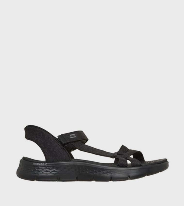 سكيتشرز  الصنادل المسطحة - أسود Flat Sandals