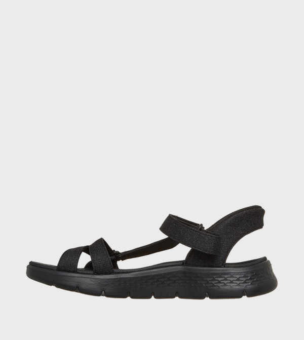 سكيتشرز  الصنادل المسطحة - أسود Flat Sandals