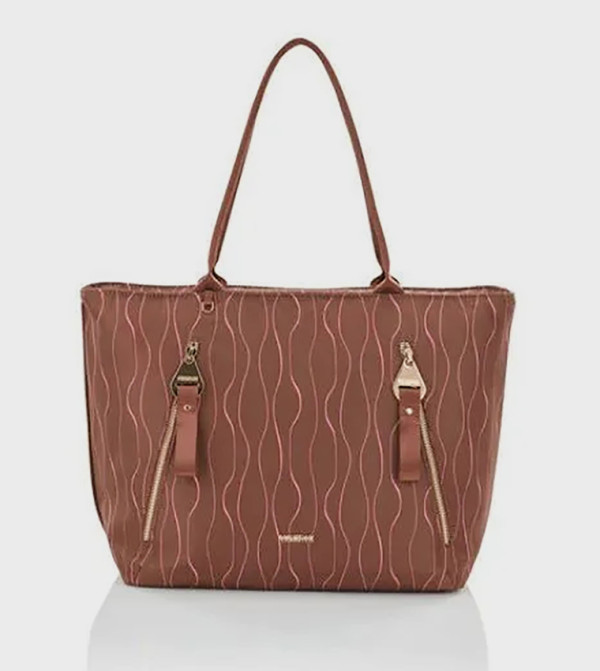 American Tourister  preppy-smart-casual - Brown Tote Bags