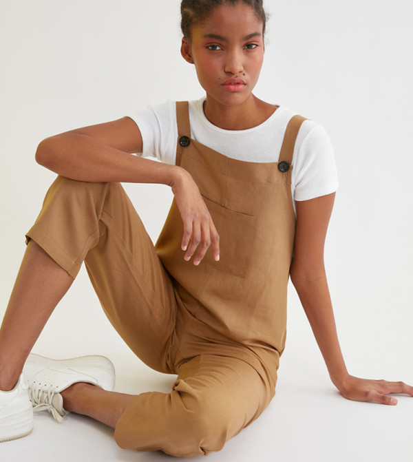 Trendyol  Dungarees & Overalls - Brown Jumpsuit