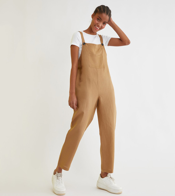 Trendyol  Dungarees & Overalls - Brown Jumpsuit