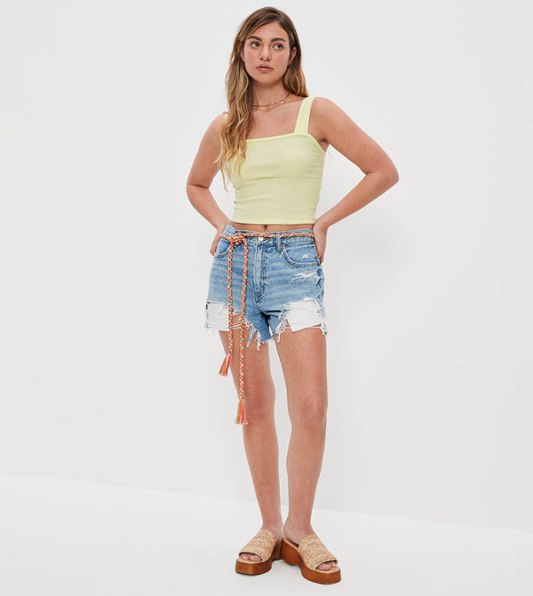 أميريكان أيغل  توبات بلا أكمام  - أصفر Sleeveless Tops