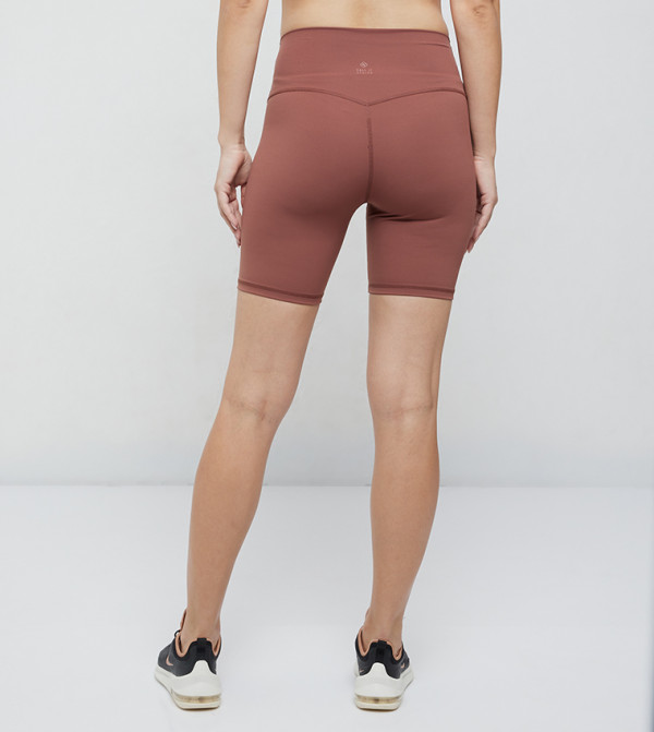 Call it Spring  Active Shorts - Rust Active Shorts
