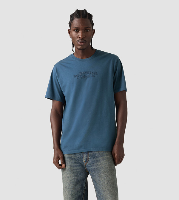 Levi's  - Blue Round Neck T-Shirts
