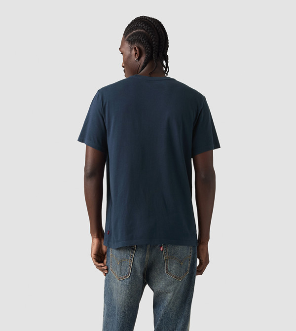 Levi's  Clothing - Blue Round Neck T-Shirts