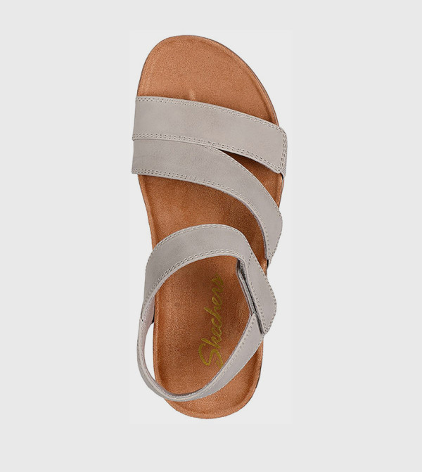 Skechers  Shoes - Beige Flat Sandals