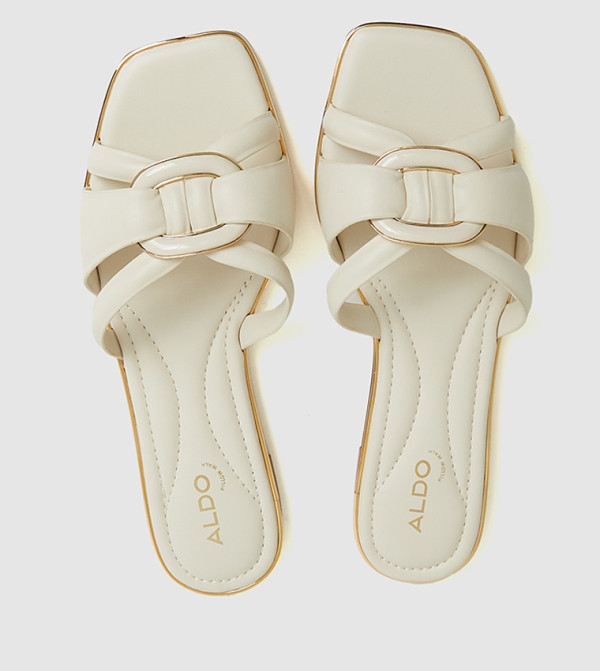 Aldo aldo-pillow-walk - White Flat Sandals