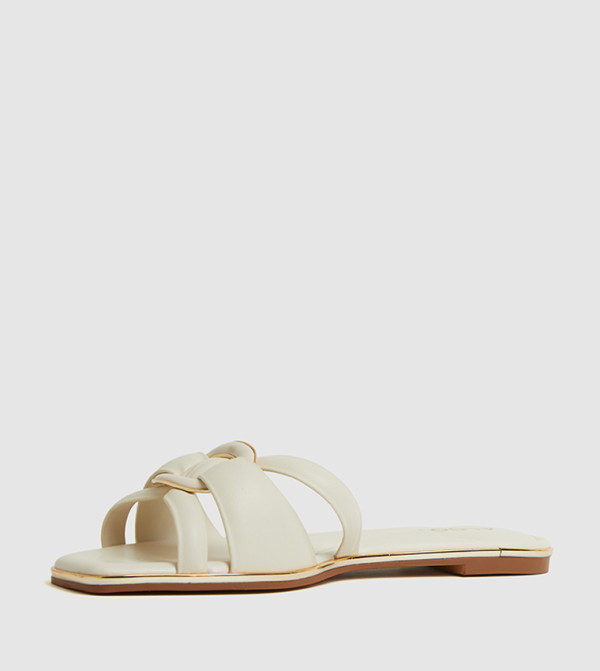 Aldo aldo-pillow-walk - White Flat Sandals