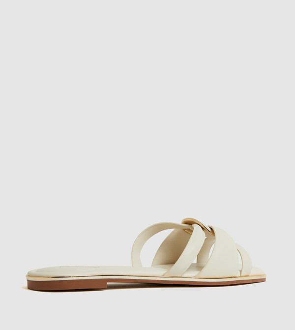 Aldo aldo-pillow-walk - White Flat Sandals