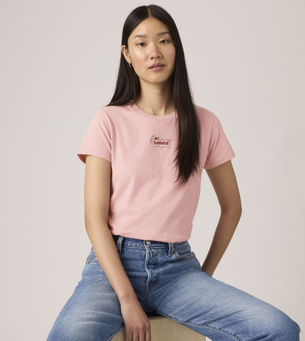Levi's  Clothing - Pink Short Sleeve T-Shirts