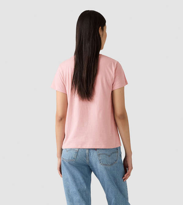 Levi's Short Sleeve T-Shirts - Pink Short Sleeve T-Shirts