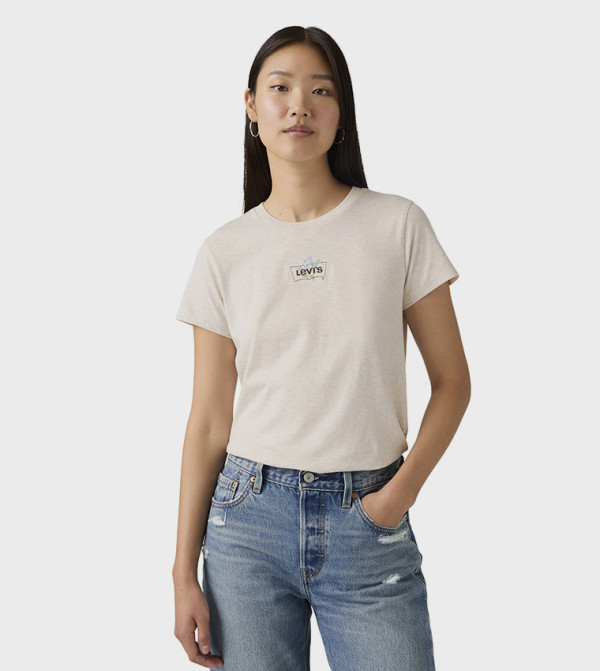 ليفايز ليفايز - بيج Short Sleeve T-Shirts