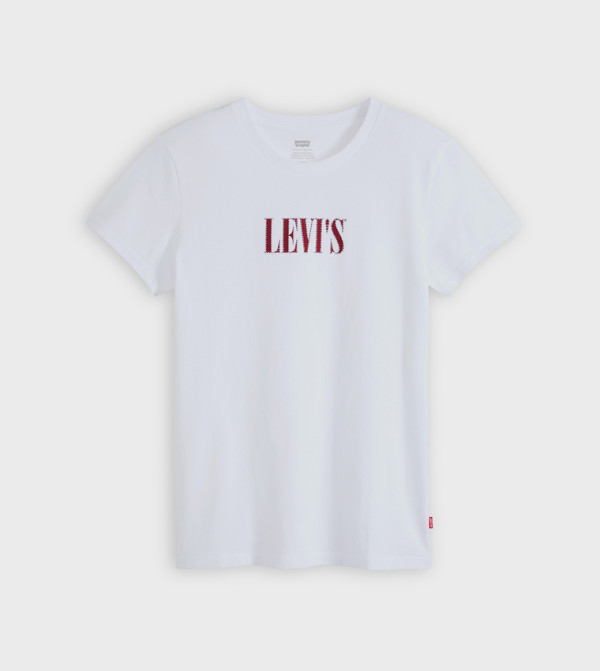 Levi's  Casual T-Shirts - White Short Sleeve T-Shirts