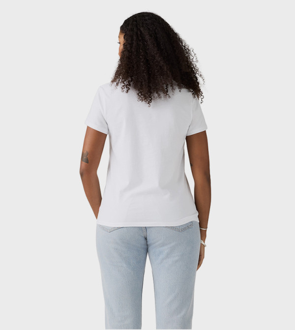 Levi's  Casual T-Shirts - White Short Sleeve T-Shirts
