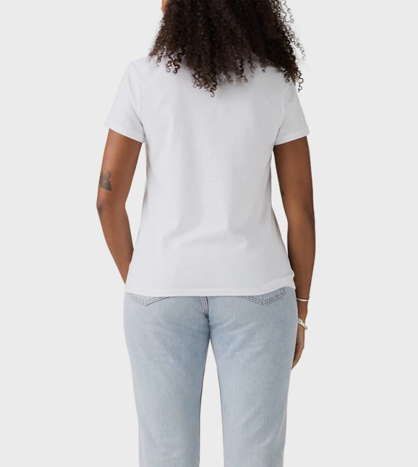Levi's  Casual T-Shirts - White Short Sleeve T-Shirts