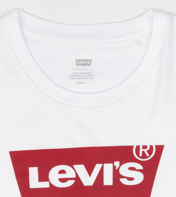 Levi's  Clothing - White Short Sleeve Tee