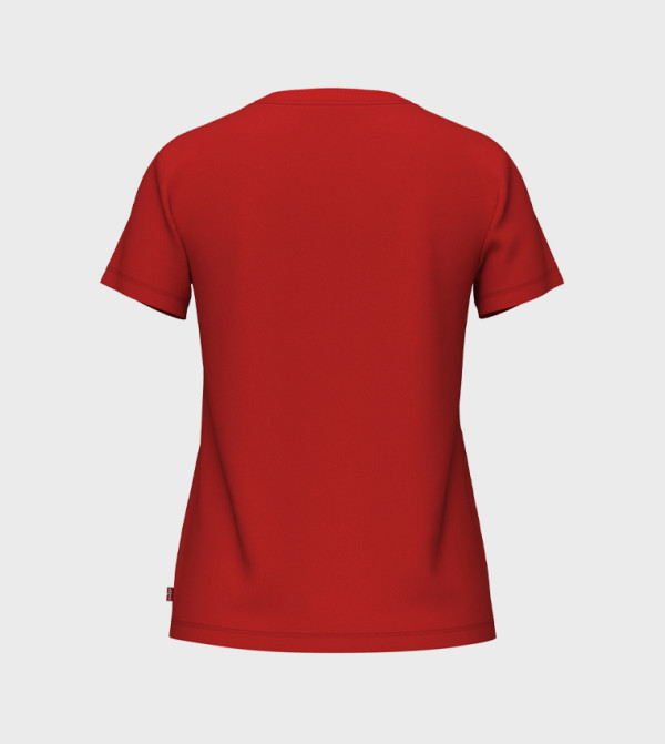 Levi's  Casual T-Shirts - Red Short Sleeve T-Shirts