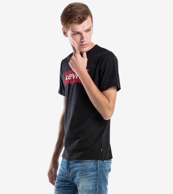 Levi's Casual T-Shirts - Black Casual T-Shirts