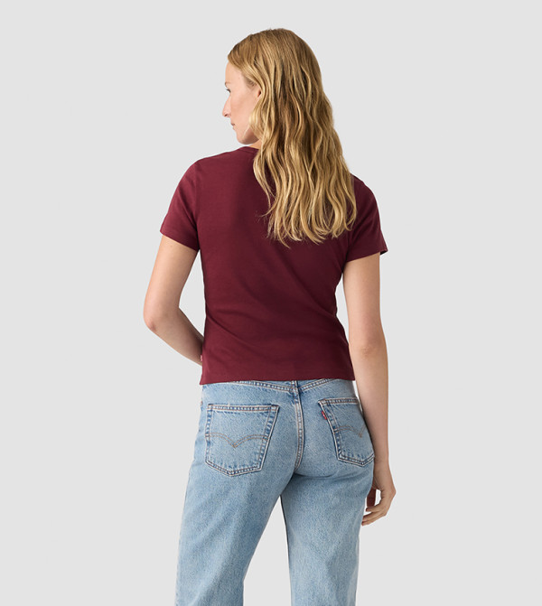 Levi's cherry-mohogany - Maroon Short Sleeve T-Shirts
