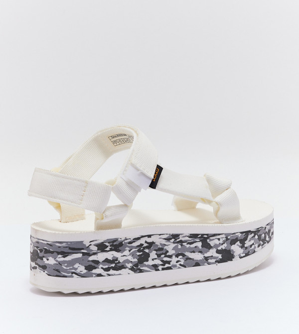 تيفا تيفا - أبيض Wedge Sandals