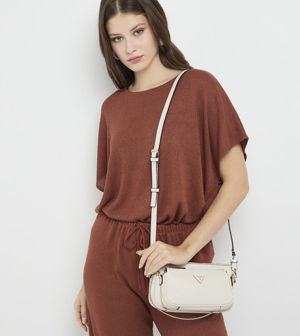 Guess - Off White Cross Body Bags