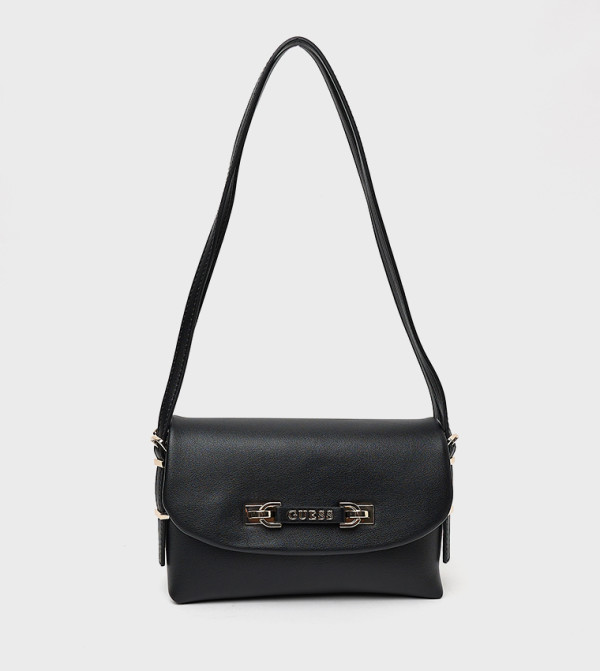 Guess LEFIA Textured Flap Shoulder Bag