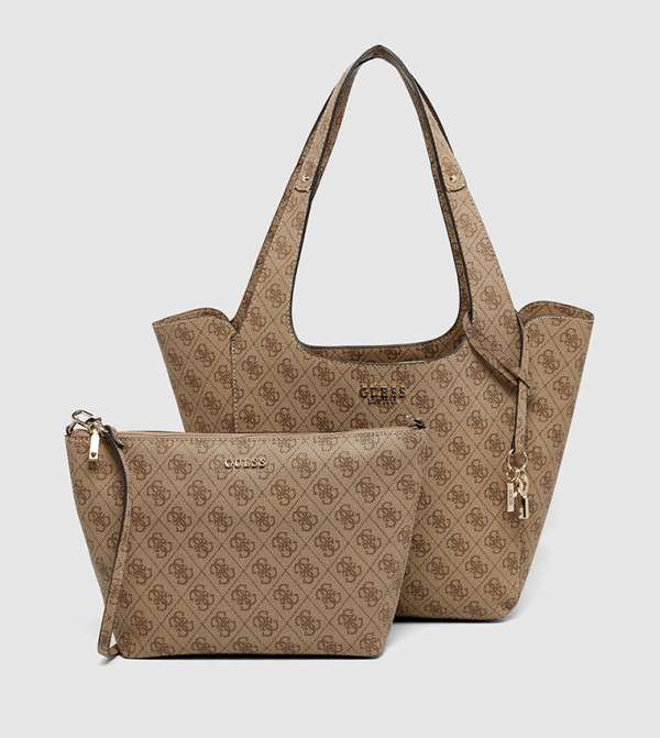 Guess Guess - Beige Tote Bags