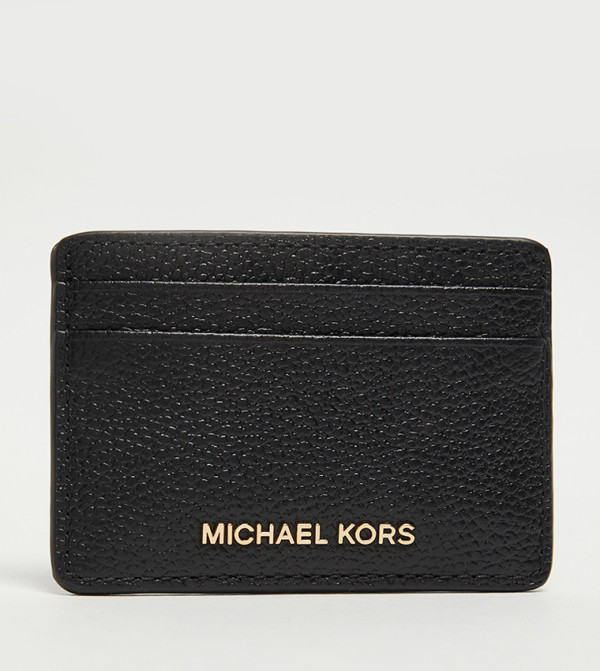 مايكل كورس  حامل البطاقات - أسود حامل البطاقات