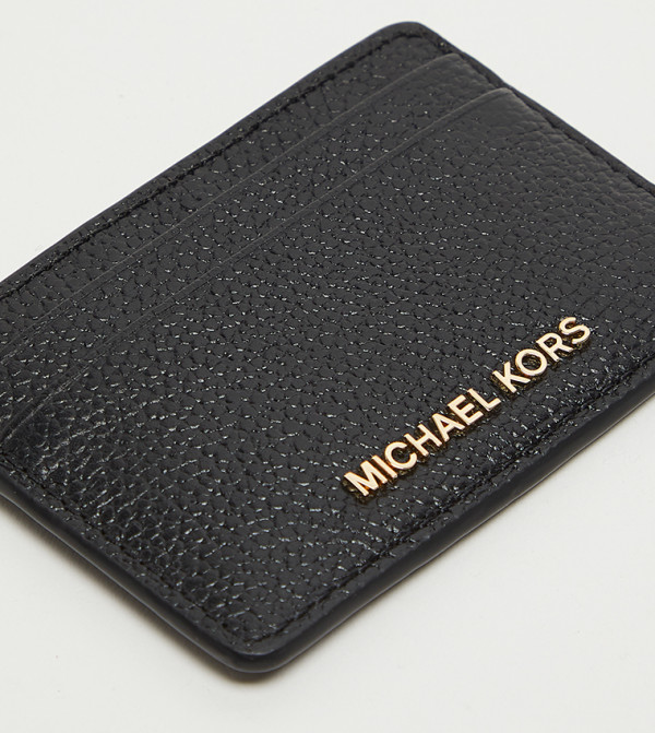 مايكل كورس  حامل البطاقات - أسود حامل البطاقات