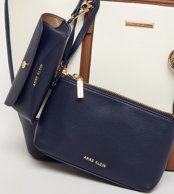 Anne Klein  Tote Bags - Navy Tote Bags