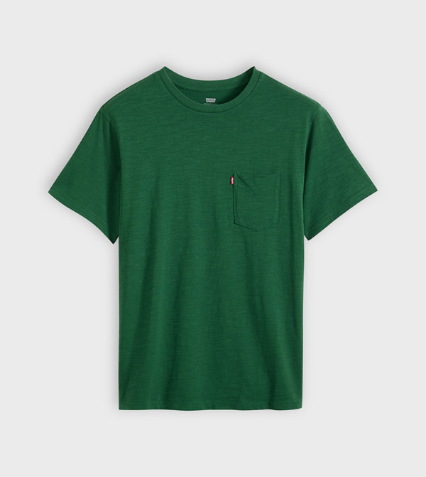ليفايز  ملابس - أخضر Round Neck T-Shirts
