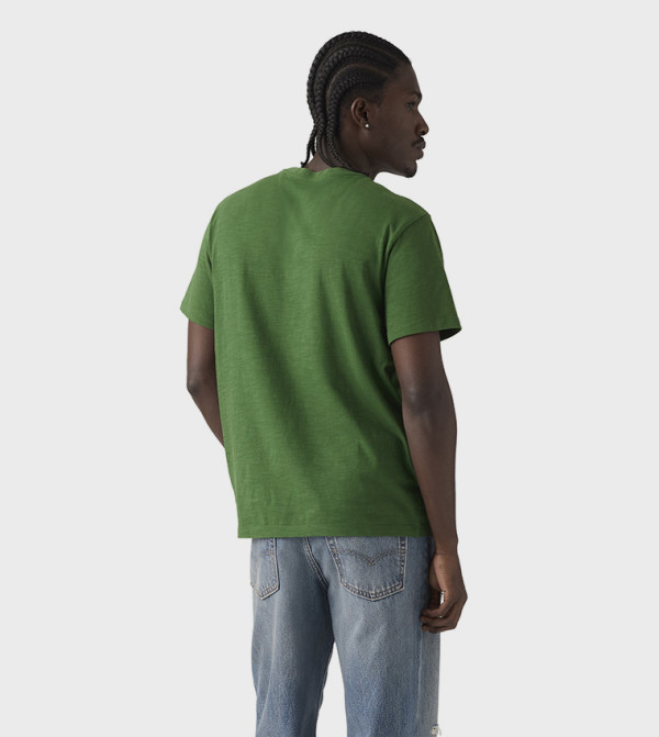 ليفايز  ملابس - أخضر Round Neck T-Shirts