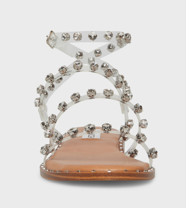 Steve Madden Steve Madden - White Flat Sandals