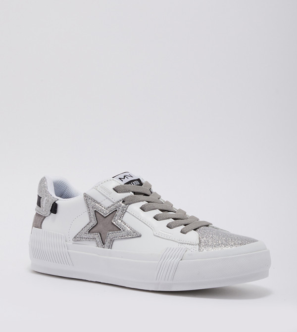 Skechers  - White Walking Shoes
