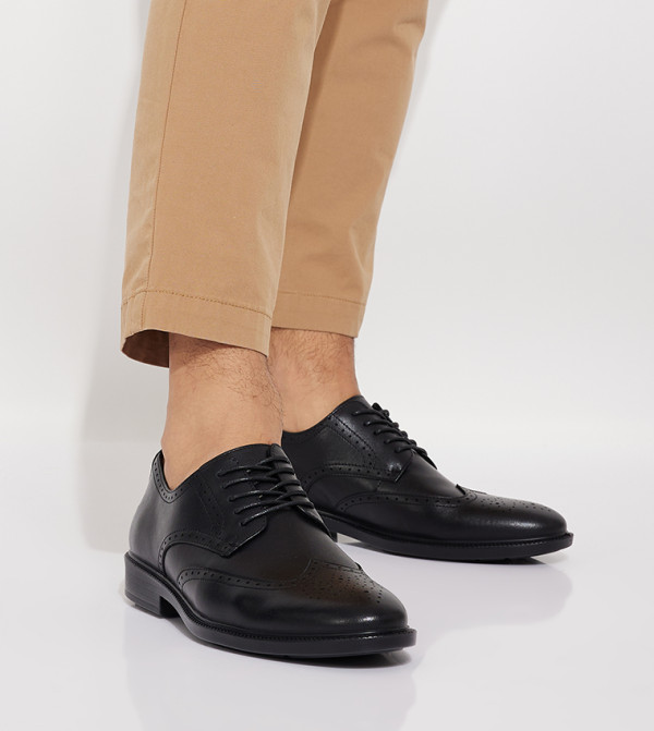 Hush Puppies Hush Puppies - Black Formal Lace-Up Shoes