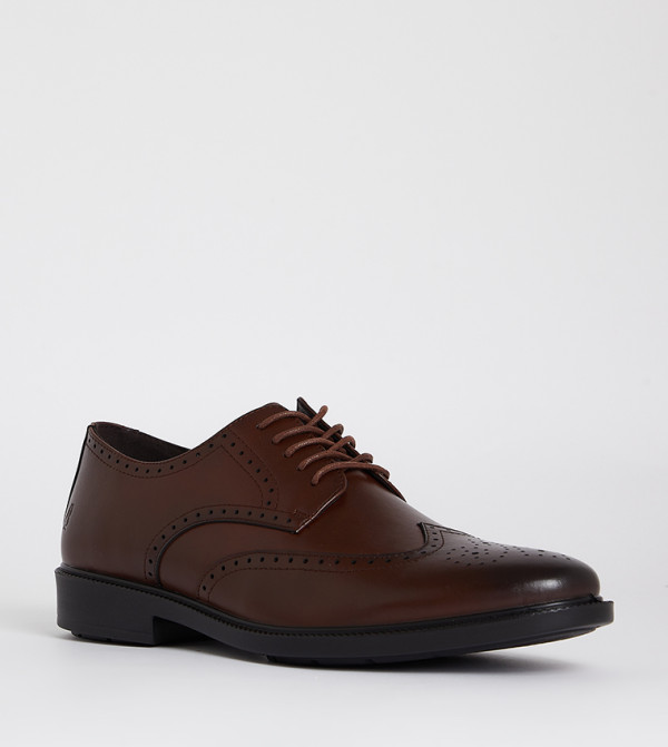 هاش بابيز  أحذية رسمية  - بني  Formal Lace-Up Shoes