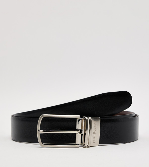 Hush Puppies  Belts - Black Leather Belts