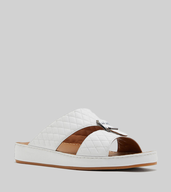 Steve Madden  Arabic Sandals - White Arabic Sandals