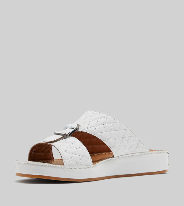 Steve Madden  Arabic Sandals - White Arabic Sandals