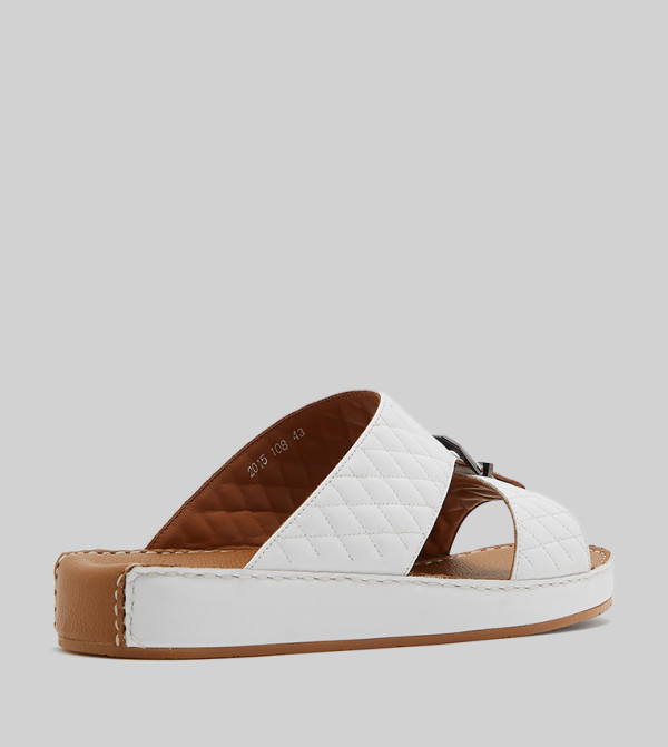 Steve Madden  Arabic Sandals - White Arabic Sandals