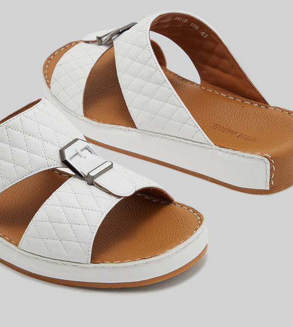 Steve Madden  Arabic Sandals - White Arabic Sandals
