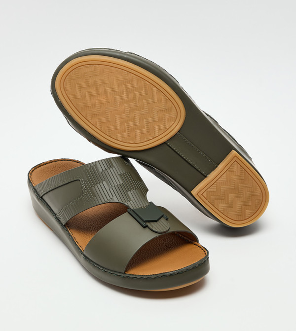 Steve Madden  Arabic Sandals - Olive Arabic Sandals