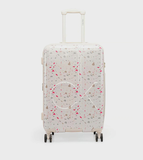 Calvin Klein  Trolley Bags & Luggage - Cream Trolley Bags & Luggage