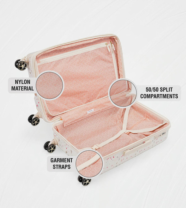 Calvin Klein  Trolley Bags & Luggage - Cream Trolley Bags & Luggage